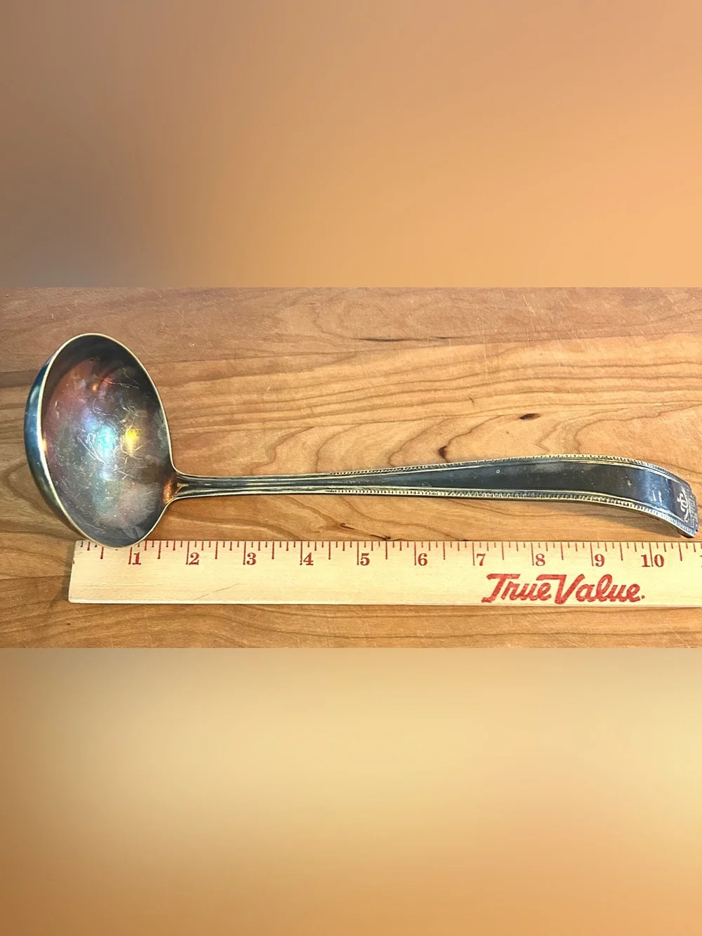 VTG National Silver Co VICEROY Silverplate Full Size 11” Soup Ladle 1930s-60s